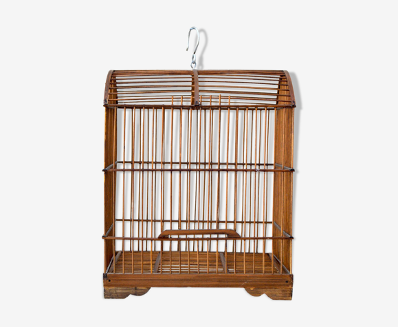 Cage à oiseaux asiatique vintage