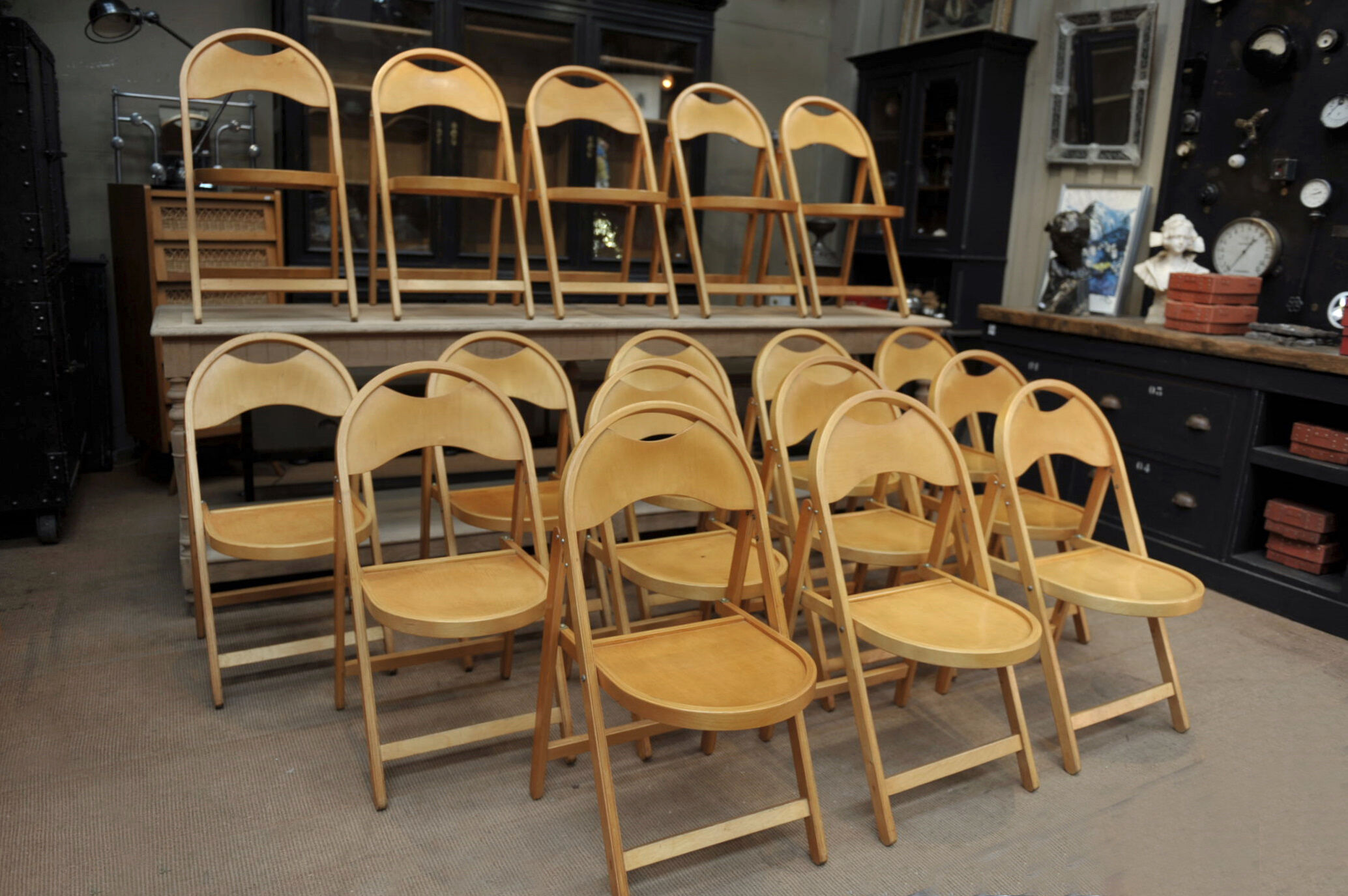 Old folding chairs OTK 1950s