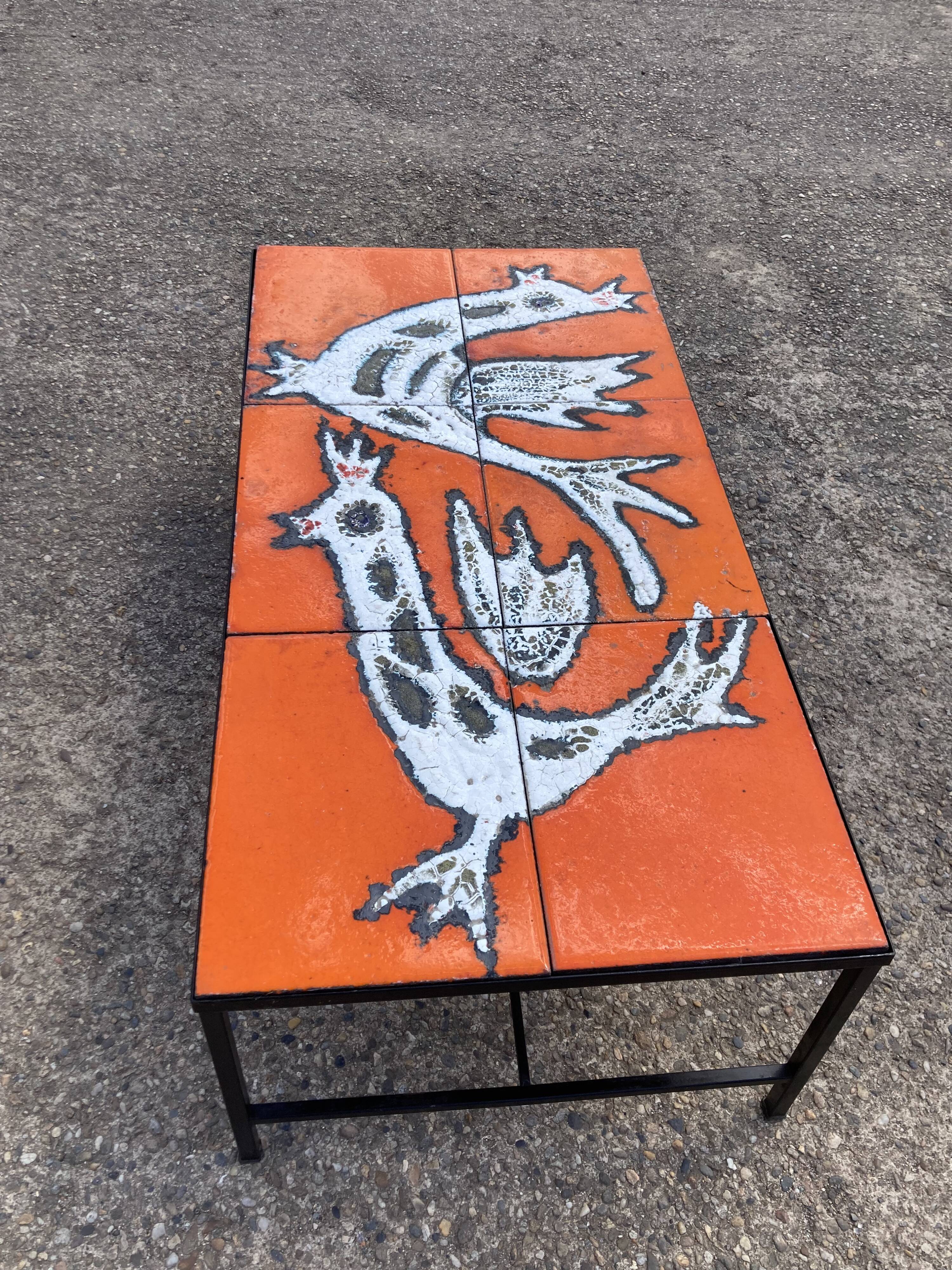 Ceramic coffee table