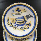 Set of 2 Keraluc Quimper plates
