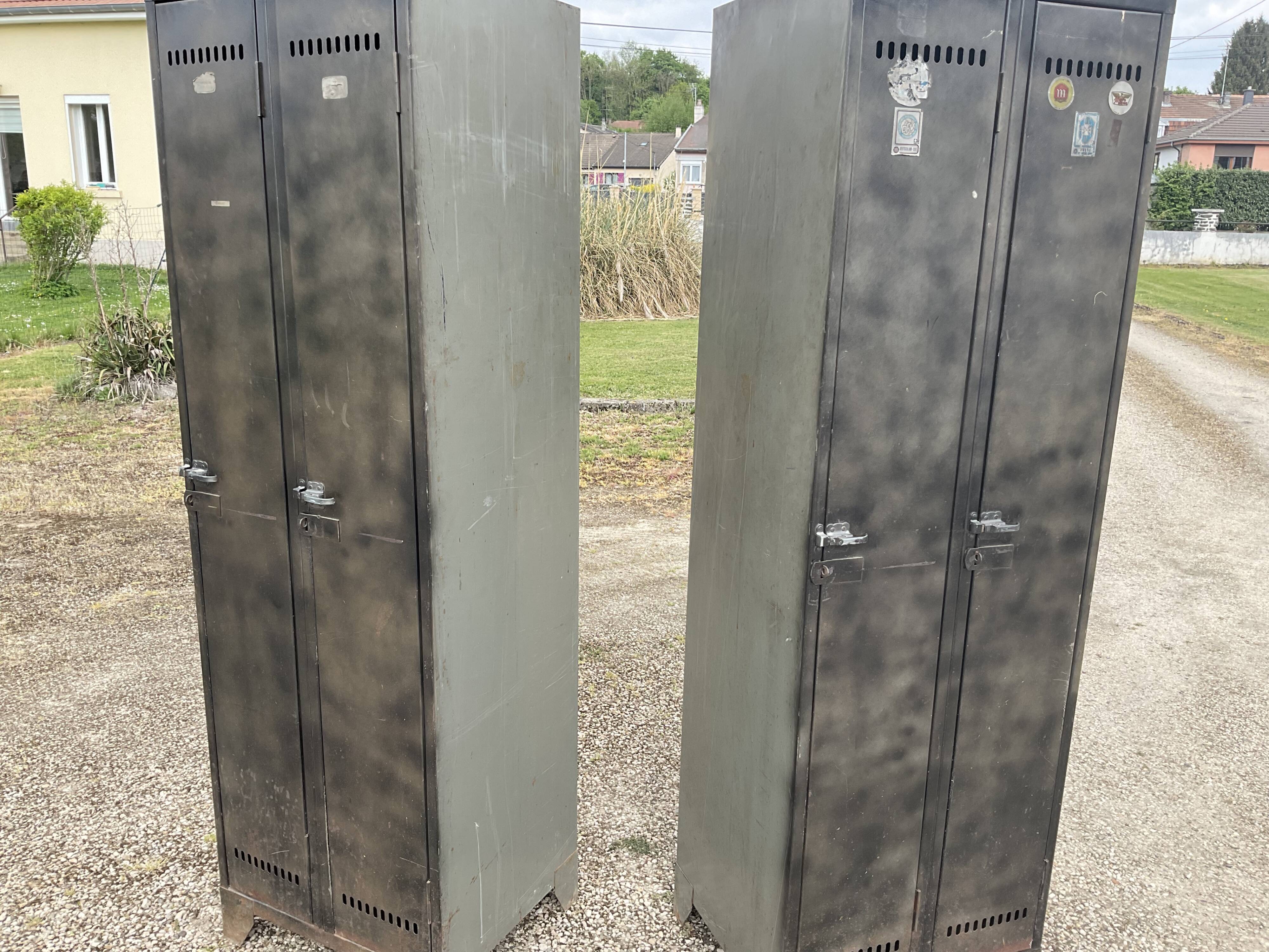 Metal cabinets
