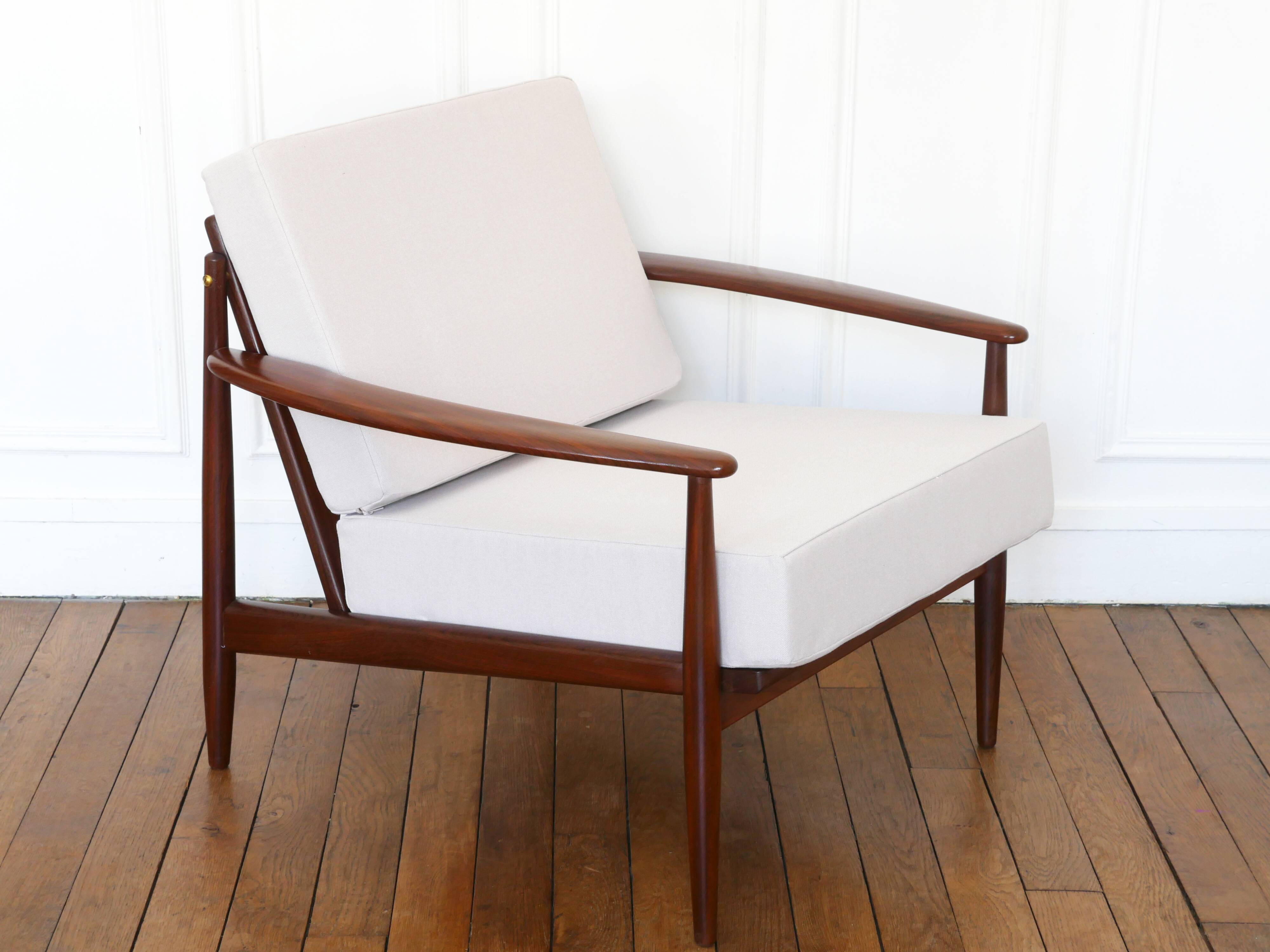 Grete jalk armchair - fabric, foam & straps: new