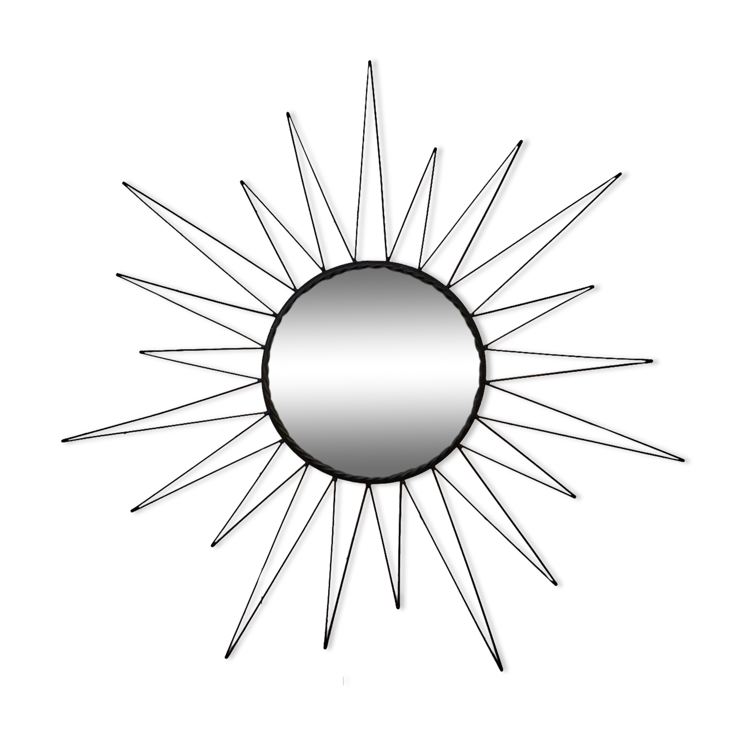 50's vintage design sun mirror