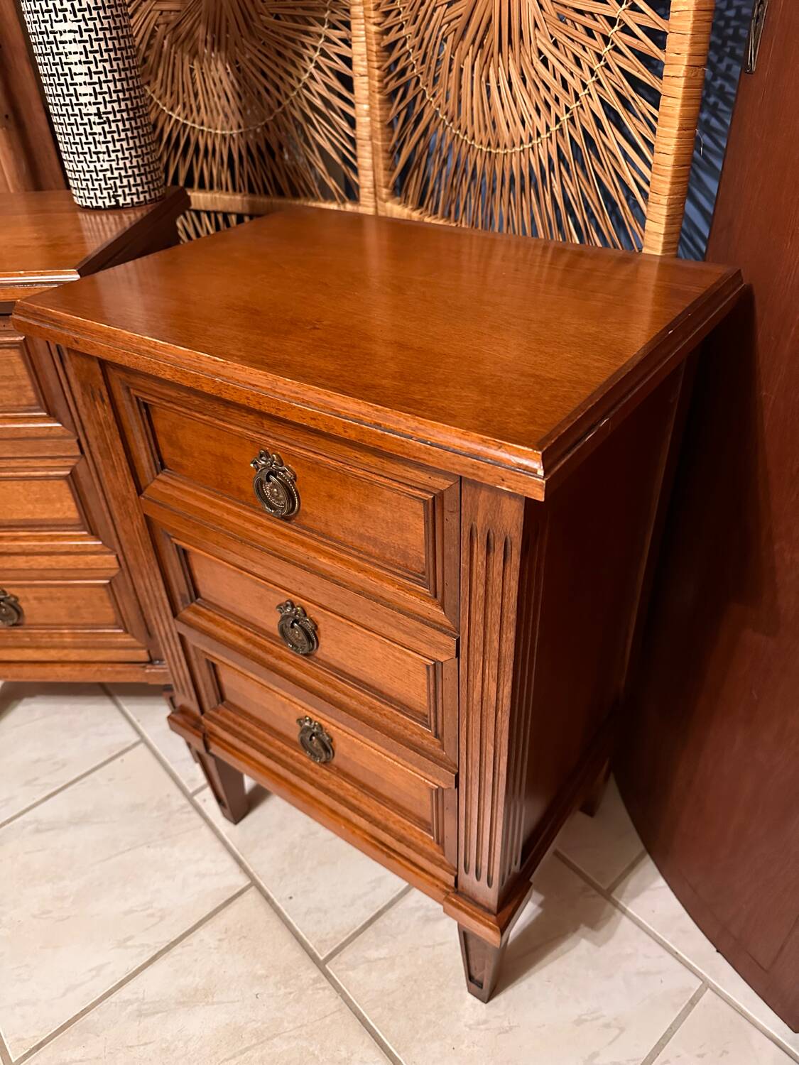 Vintage dresser bedside tables