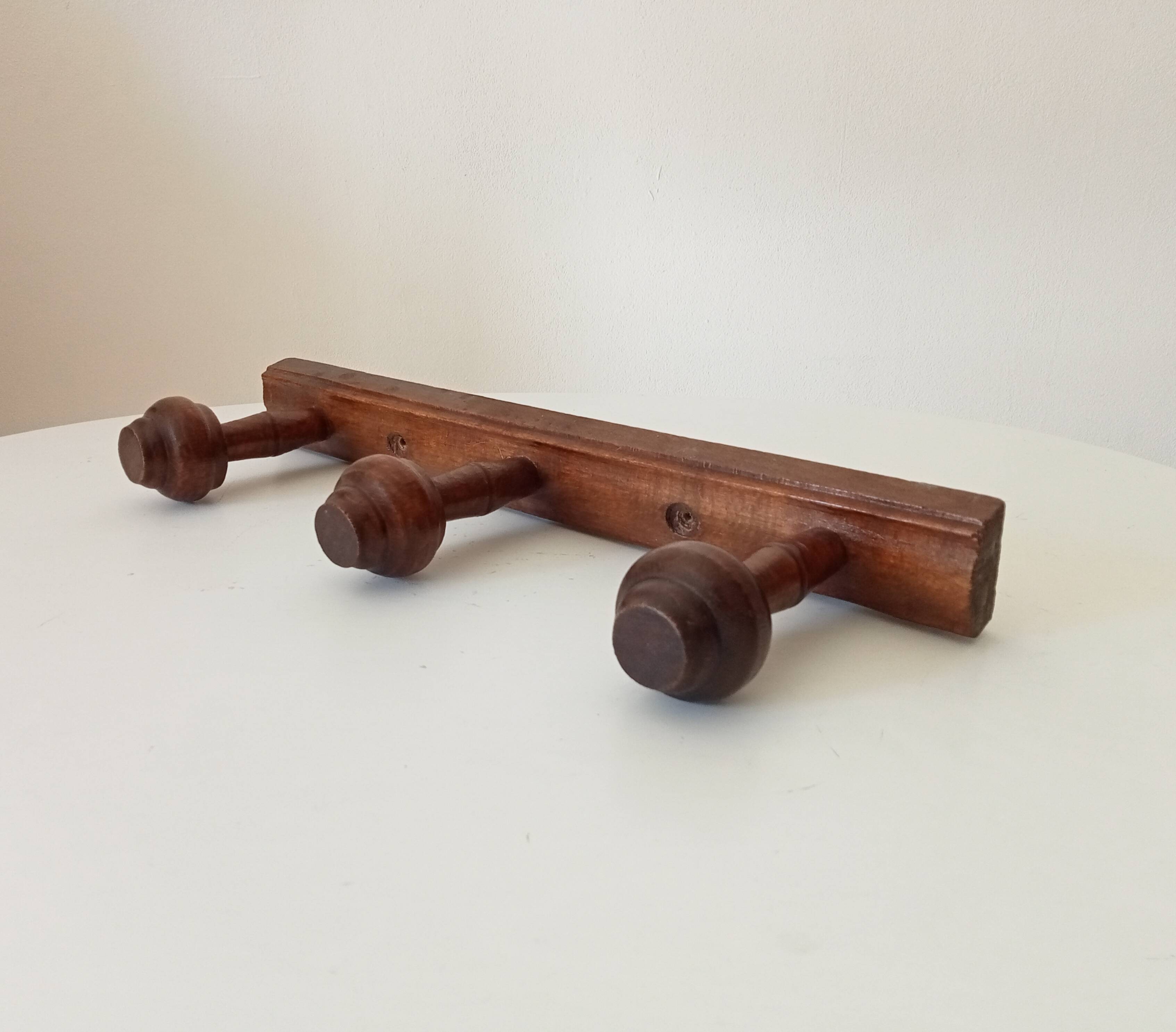 Rustic vintage coat rack