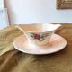 Vintage sauceboat Digoin Sarreguemines model 9177 floral decoration
