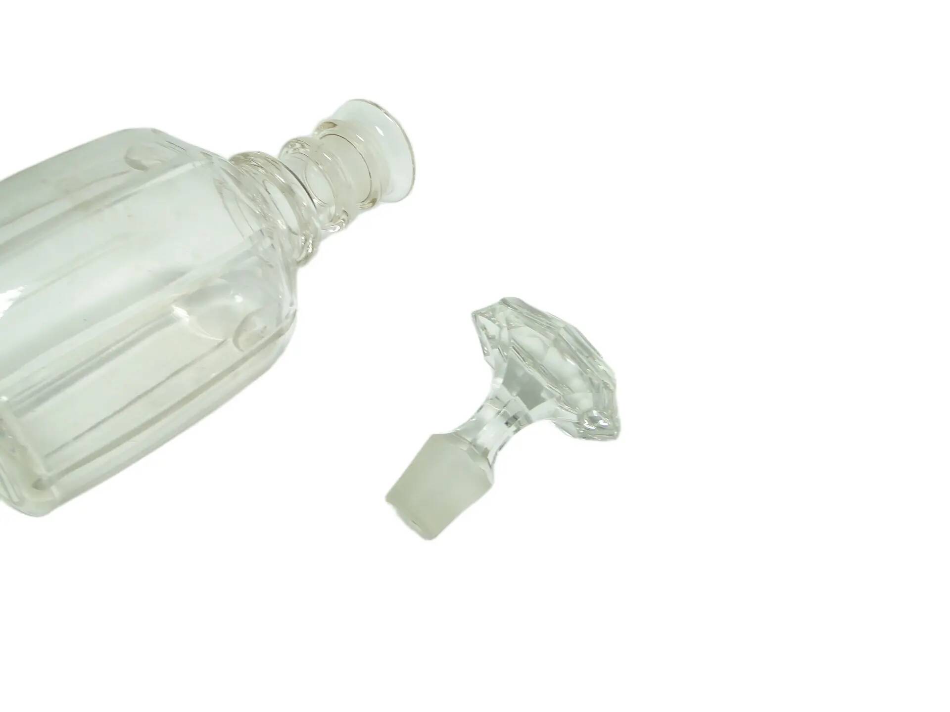Carafe Biedermeier, cristal, France, 19e siècle
