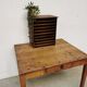 Range document vintage classeur trieur