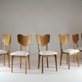 6 chairs  France, 1950s