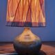 Table lamp in stoneware varnishes berengeville