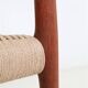 Armchair “#57” by Niels Otto Møller / Teak / Paper cord / Fully restored / 1960s / 1970s / Danish Modern Design
