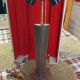 Lampe égyptienne osiris  bronze teck vintage  avec ecrin