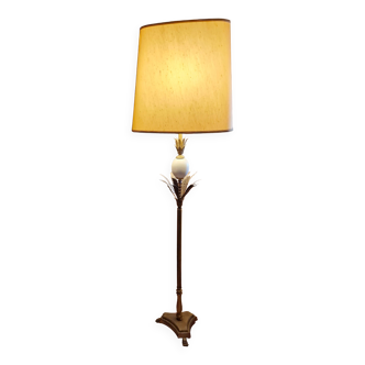 Ostrich egg lamp and pineapple in Jansen style