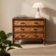 Commode rotin et bambou 1960