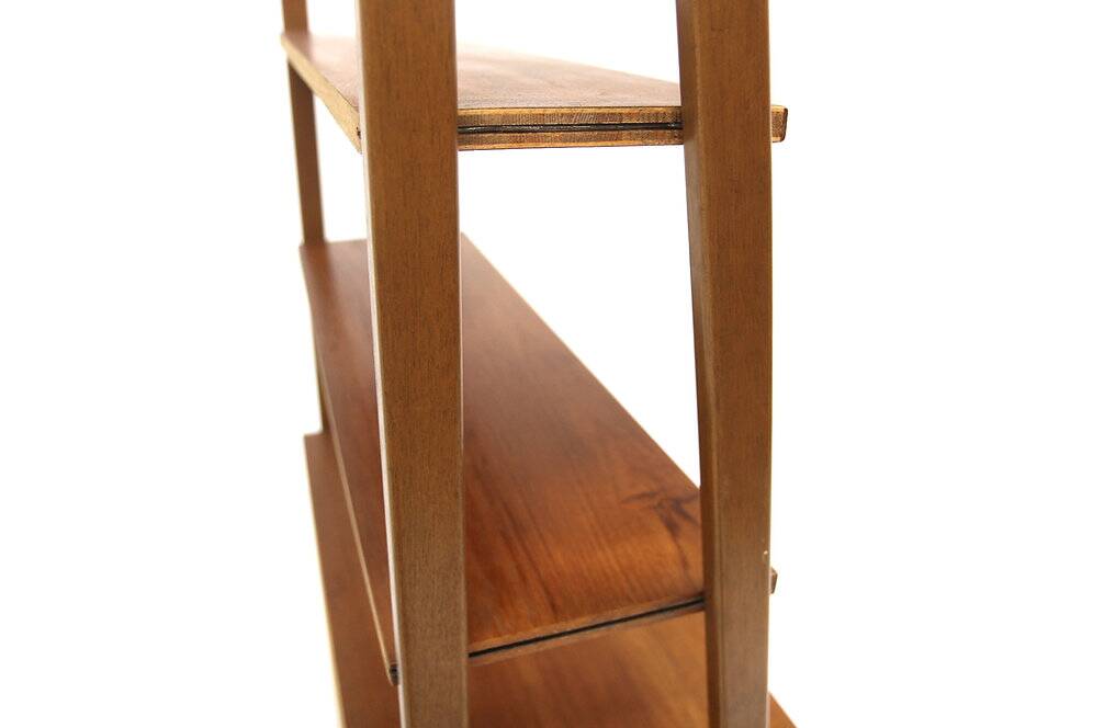 Teak chest of drawers and bookcase, Sweden, 1950