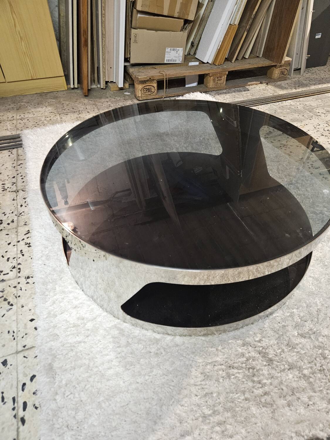 Dlg coffee table from the ''TAB'' table by the Italian house Gallotti & Radice, 1970