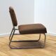 Suite of 3 vintage armchairs 50s