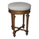 Tabouret de Style Louis XVI en Noyer vers 1900