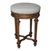 Louis XVI Style Stool in Walnut circa 1900