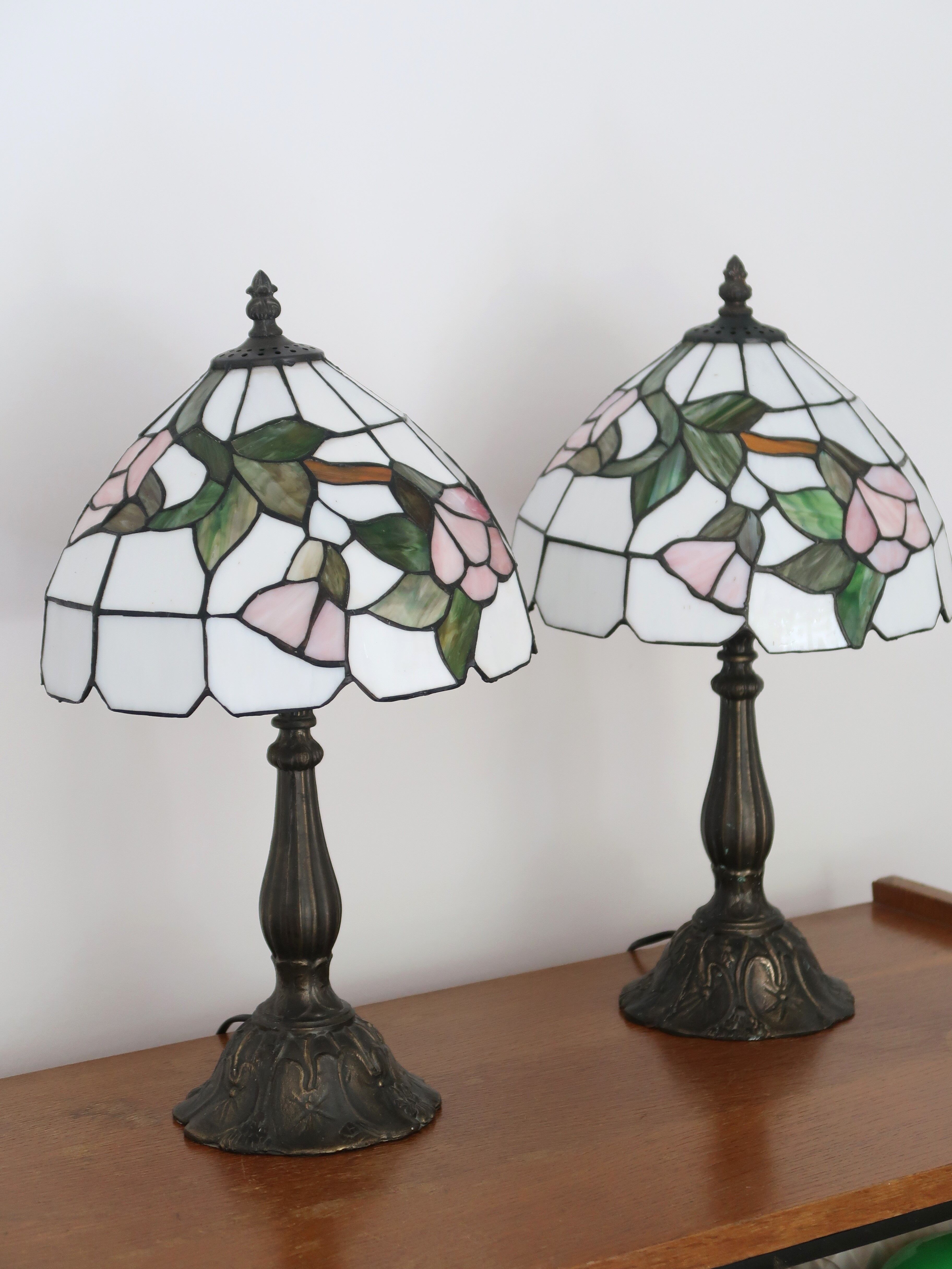 Pink Tiffany lamp