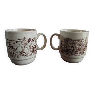 2 tasses England decor