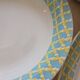 Three Golden Clover dishes, Digoin Sarreguemines