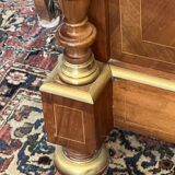 Napoleon III sideboard, rosewood and floral marquetry, 19th century