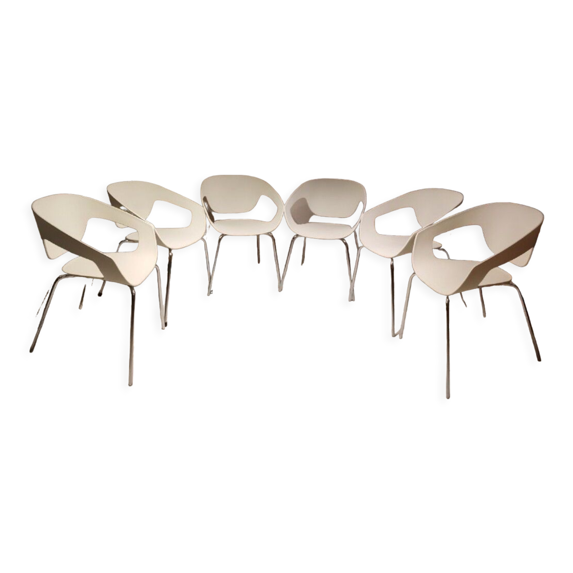 6 Luca nichetto chairs for Cassamania Italy