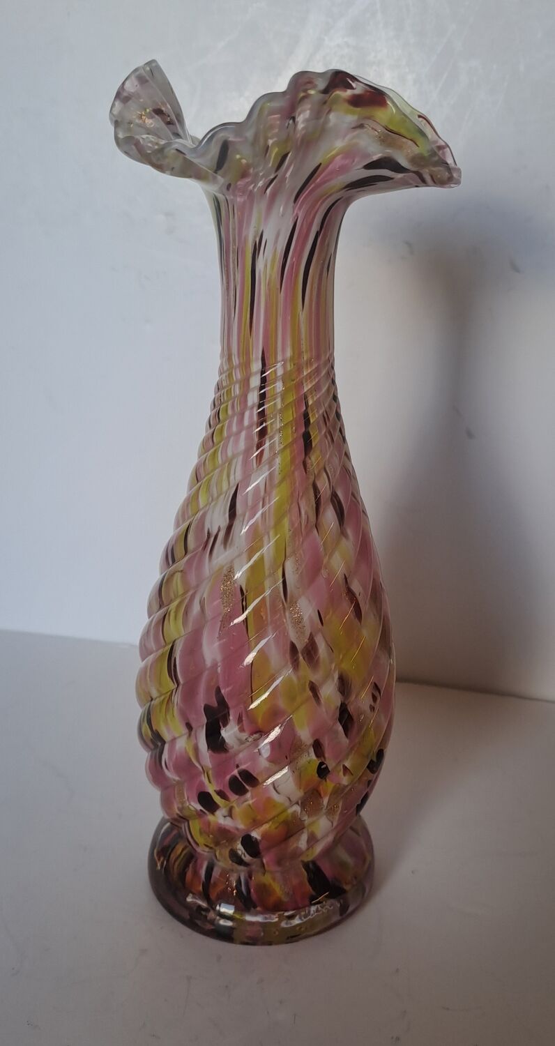 Clichy glass vase