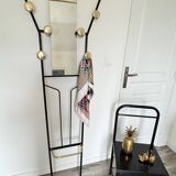 Vintage gold coat rack