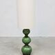 Vintage green ceramic bubble table lamp Kaiser Leuchten