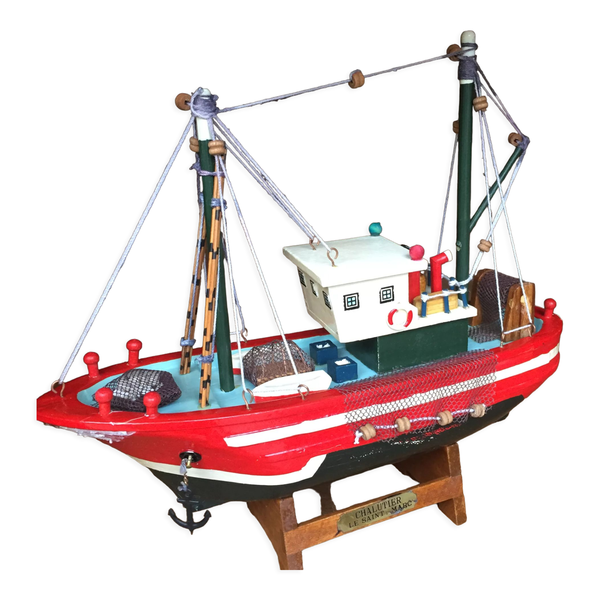 Model fishing boat