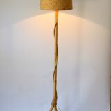 Rattan lamppost