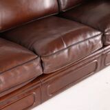 Paire de canapés cuir Roche Bobois