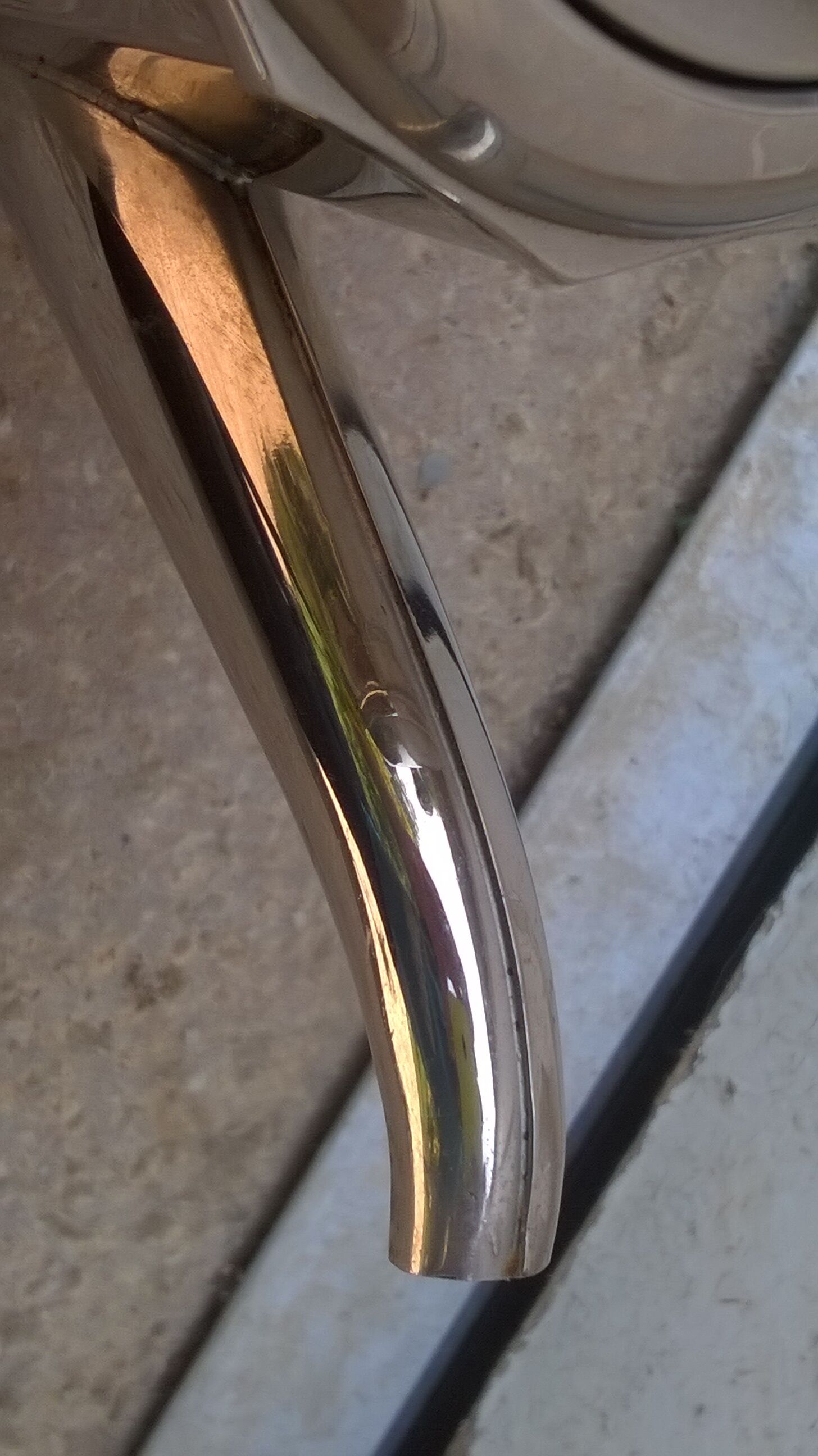 Silver metal teapot WMF year 1960