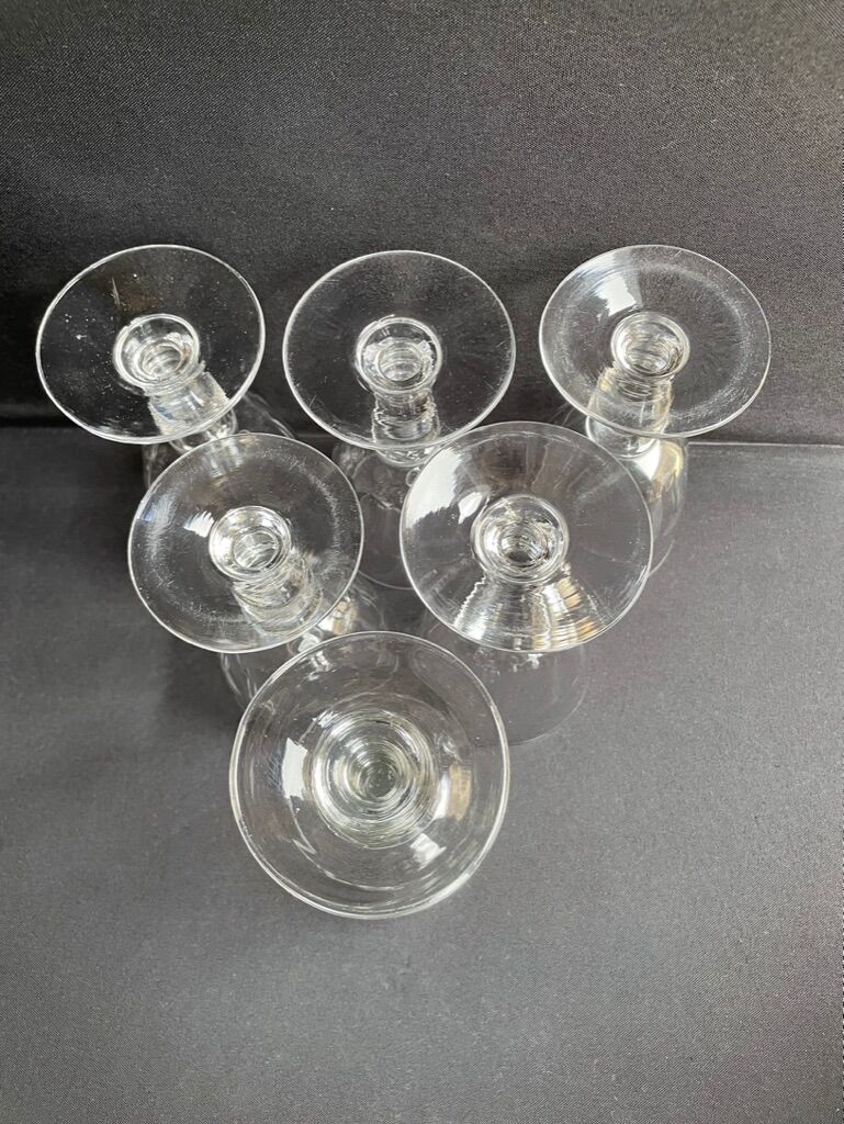 6 glasses Baccarat service Clermont – Art Nouveau