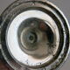 Right candle holder in silver metal from BMF West-Germany