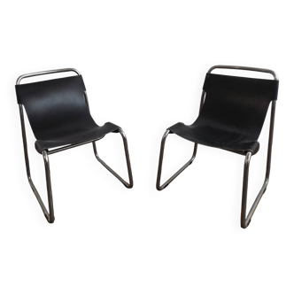 Deux chaises tubulair années '30