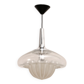 Suspension en verre vintage par Peill & Putzler, 1960