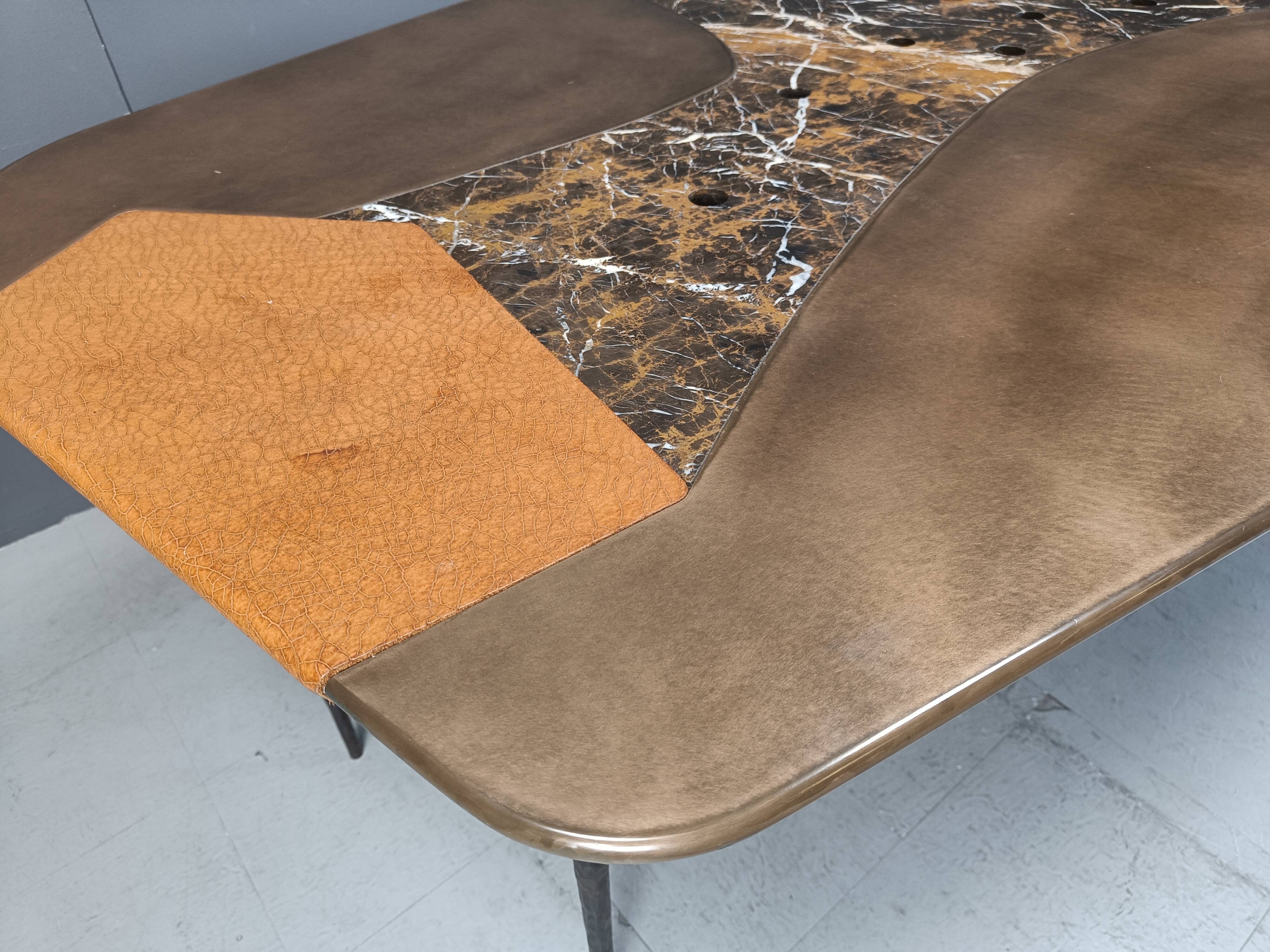 Hand made design dining table, 1990s