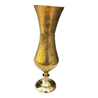 Small brass vase