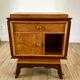 Bedside table in orm magnifying glass art deco 30s
