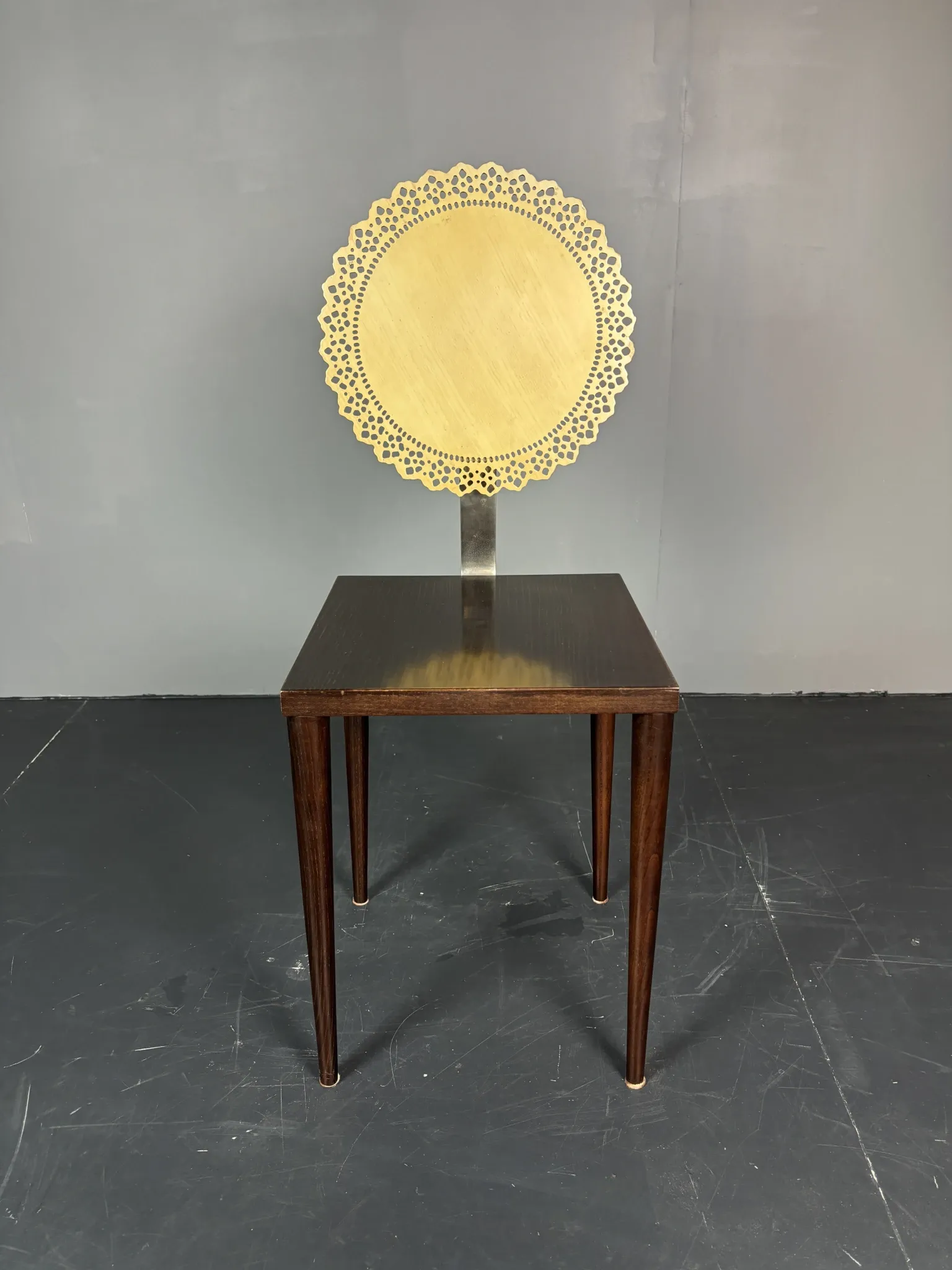 Sculptural Italian Tatlim side chair dining chair by Marco Mencacci 1990s
