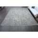 1960s Vintage Persian Handmade Wool Cotton Grey Area Rug 297x375