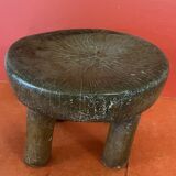 Old African wooden stool