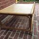 Vintage rattan coffee table