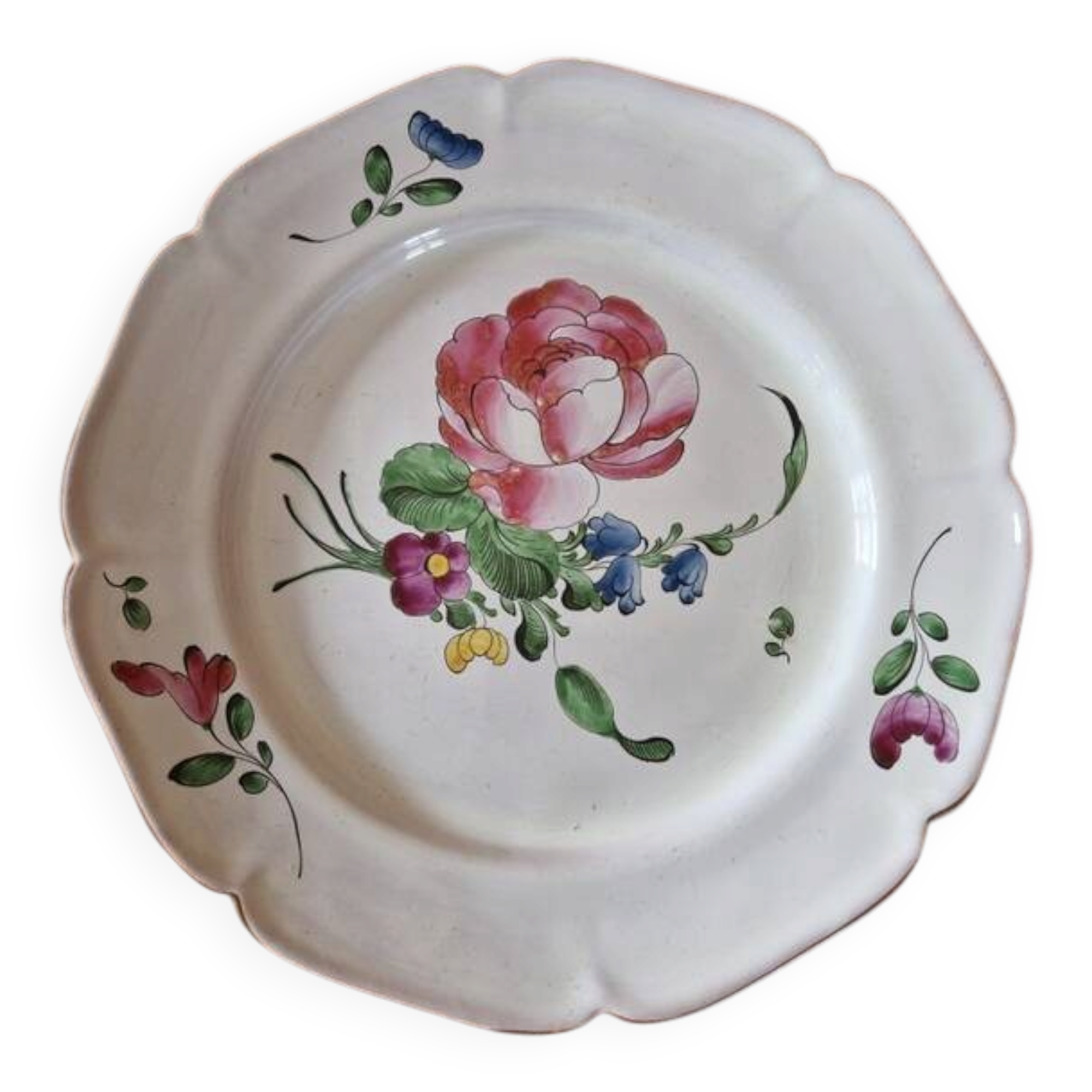 Niderviller Beyerlé faience plate - 18th century period