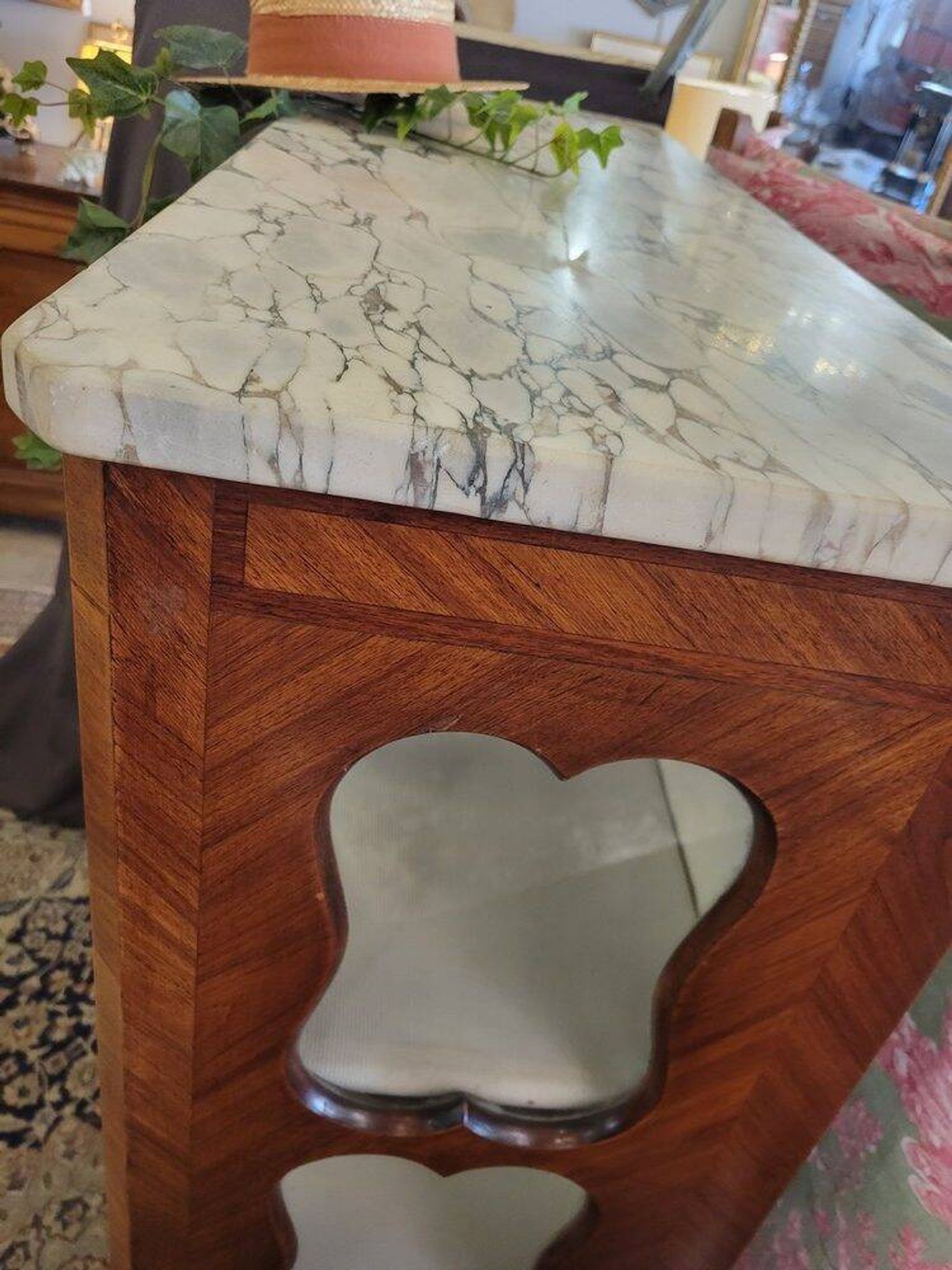 Louis XV Marquetry Display Case