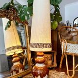 Vintage ceramic floor lamp from the 70s