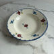 Mary-Lou hand-painted deep plate Digoin Sarreguemines